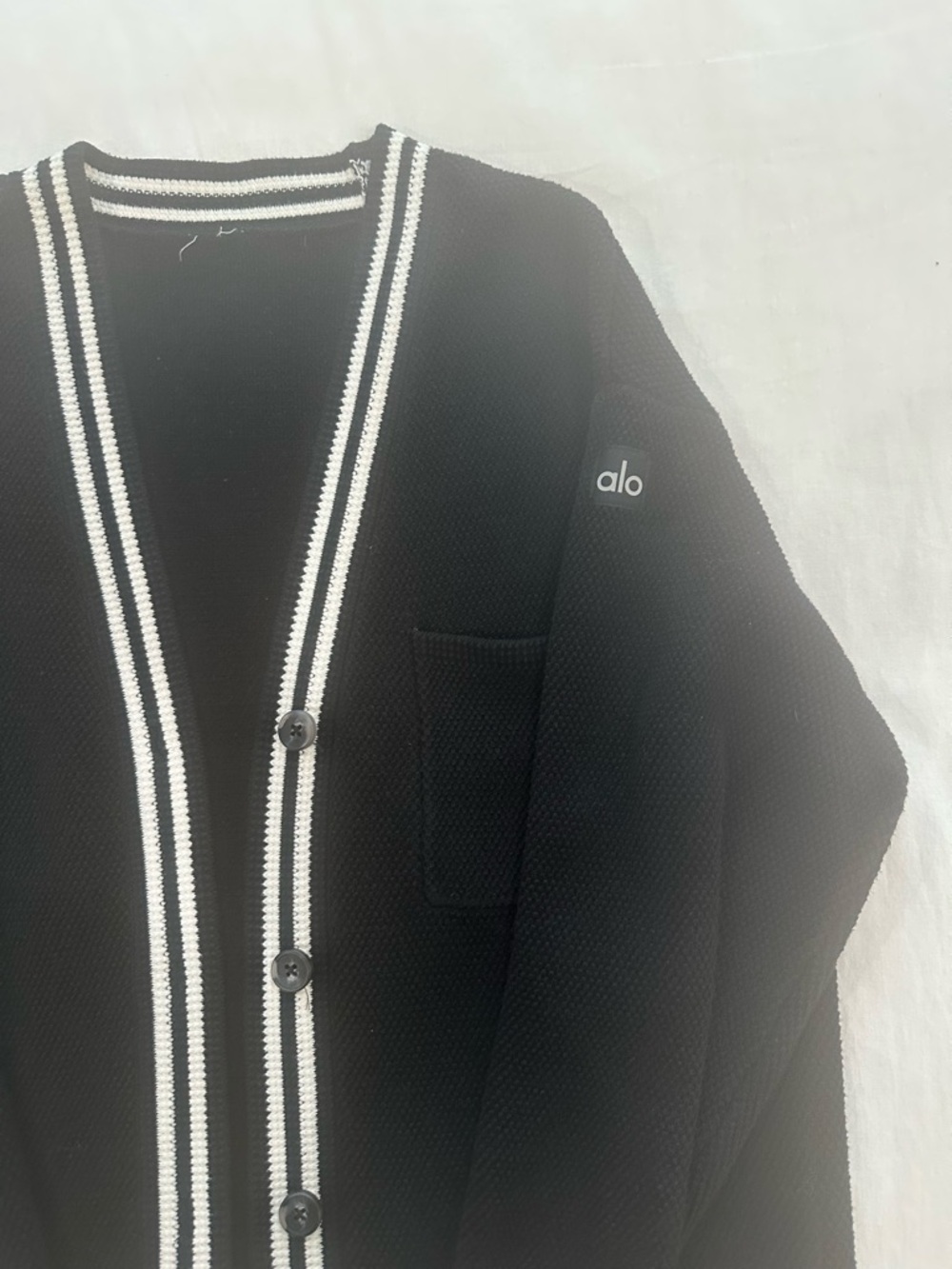 ALO Yoga tennis club sweater knit cardigan - Picture 4 of 5